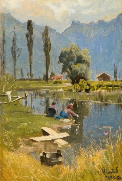 P.Mönsted, dzień prania autorstwa Peder Monsted