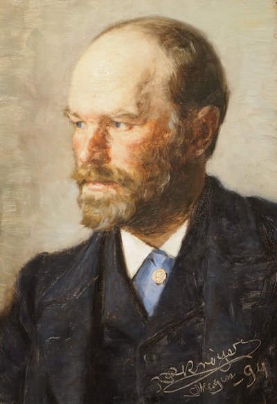 Portret malarza Michaela Anchera autorstwa Peder Severin Krøyer