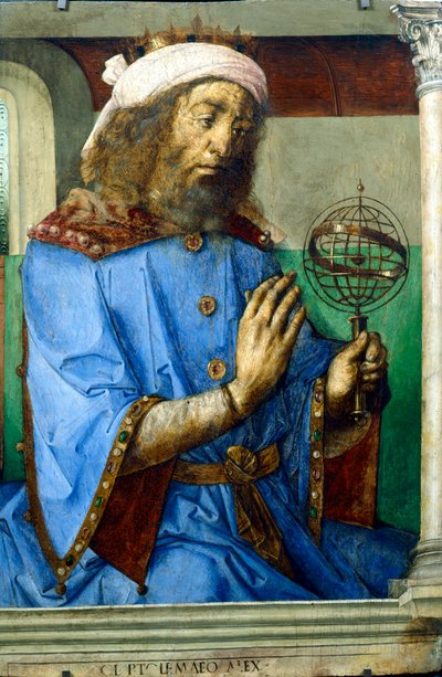 Ptolemeusz, grecki astronom i geograf z Aleksandrii, koniec XV w. autorstwa Pedro Berruguete