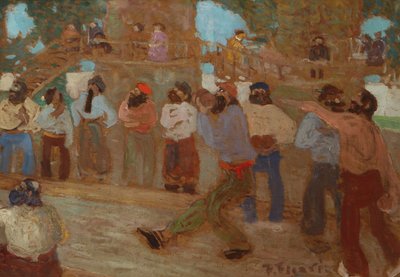 Boisko do gry w kręgle autorstwa Pedro Figari