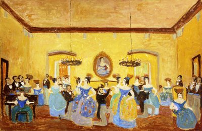 Menuet Kolonialny; El Minue Colonial autorstwa Pedro Figari