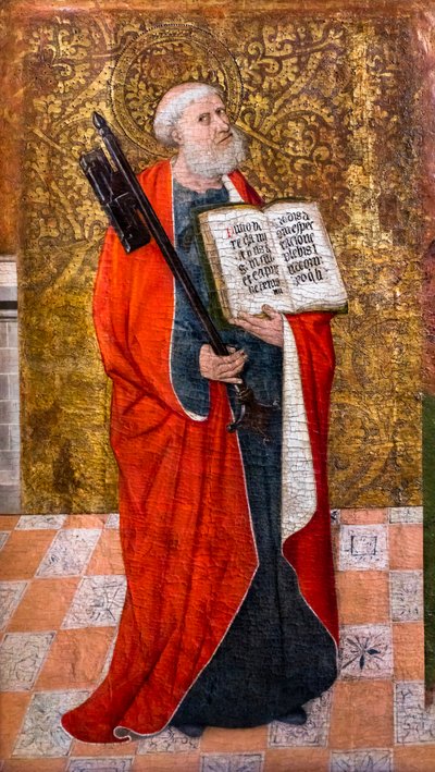 Święty Piotr (tempera na drewnie) autorstwa Pedro Garcia de Benabarre