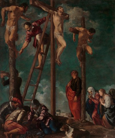 Ukrzyżowanie, ca. 1625-30. autorstwa Pedro Orrente