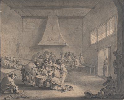 Scena Wartownia, ok. 1700. autorstwa Peeter Bout