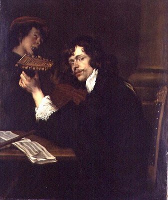 Portret muzyka autorstwa Peeter Franchoys