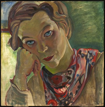 Autoportret, ok. 1935 (olej na płótnie) autorstwa Pegi Nicol Macleod