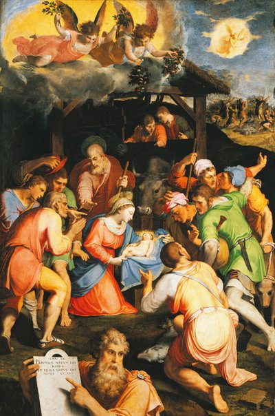 Хоньчдыг шүтэх нь, Пеллегрино Тибалди (1541-1583)поли. autorstwa Pellegrino Tibaldi