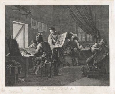 Warsztat Graficzny, 1750-1800., 1750-1800. autorstwa Pellegrino dal Colle