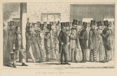 Niedziela przed Derby autorstwa Percy Cruikshank