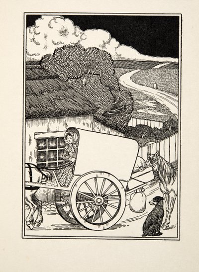 Pies nosiciel, ze Sto anegdot zwierząt, wyd. 1924 autorstwa Percy J. Billingshurst