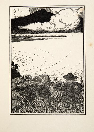 Ocalone dziecko, ze „Stu anegdot zwierząt”, wyd. 1924 autorstwa Percy J. Billingshurst