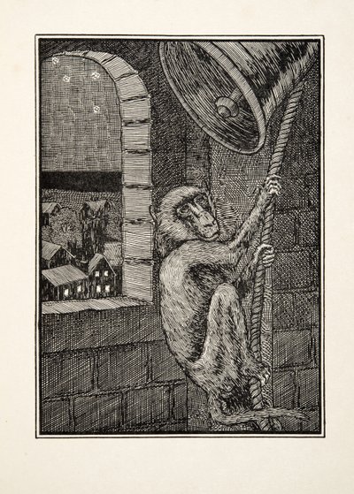 Fałszywy alarm, ze Sto anegdot zwierząt, wyd. 1924 autorstwa Percy J. Billingshurst