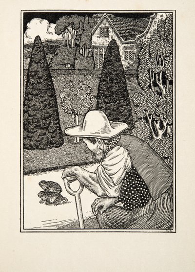 Wierny towarzysz, ze „Stu anegdot zwierząt”, wyd. 1924 autorstwa Percy J. Billingshurst