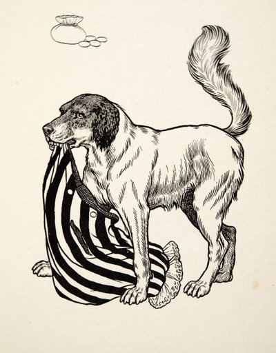 Dobra wyszukiwarka, ze Sto anegdot zwierząt, wyd. 1924 (grawerowanie) autorstwa Percy J. Billingshurst