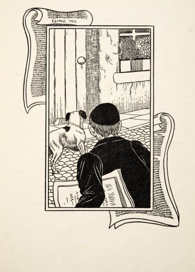 Dziennikarz nadzwyczajny, z „Stu anegdot zwierząt”, wyd. 1924 autorstwa Percy J. Billingshurst