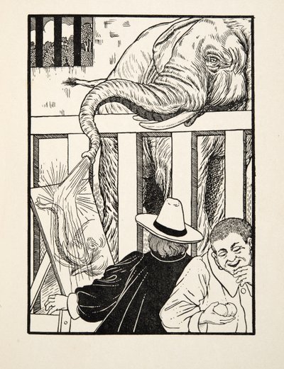 Poczucie kpiny, z „Stu anegdot zwierząt”, wyd. 1924 autorstwa Percy J. Billingshurst