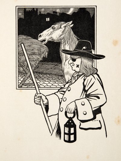 Żerowanie, z A sto anegdot o zwierzętach, wyd. 1924 autorstwa Percy J. Billingshurst