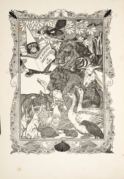 Frontyspis, z „Stu anegdot zwierząt”, wyd. 1924 autorstwa Percy J. Billingshurst
