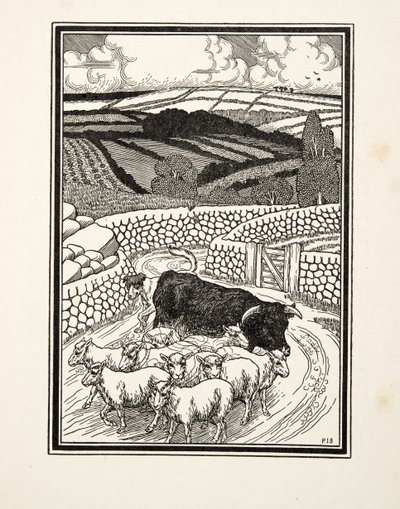 Idąc na targ, od Sto anegdot zwierząt, wyd. 1924 autorstwa Percy J. Billingshurst