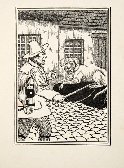 Niewzruszona wierność, z książki Sto anegdot o zwierzętach, wyd. 1924 autorstwa Percy J. Billingshurst
