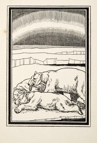 Macierzyńska sympatia, z „Stu anegdot zwierząt”, wyd. 1924 autorstwa Percy J. Billingshurst