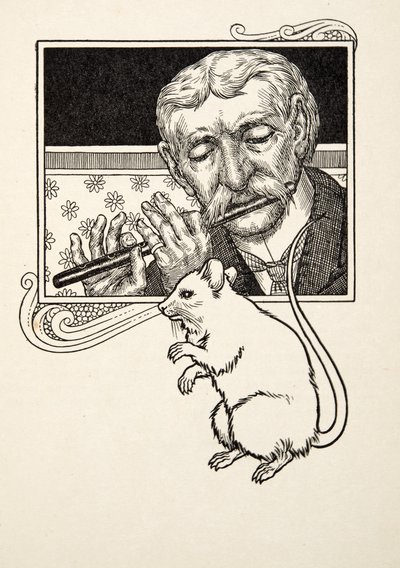 Musical Myszy, z „Stu anegdot zwierząt”, wyd. 1924 autorstwa Percy J. Billingshurst