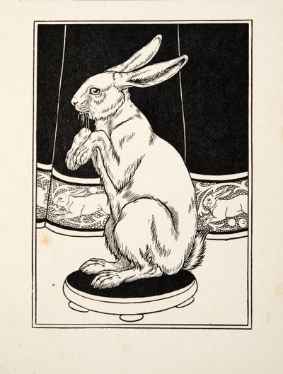 Oswojone zające, z książki Sto anegdot o zwierzętach, wyd. 1924 autorstwa Percy J. Billingshurst
