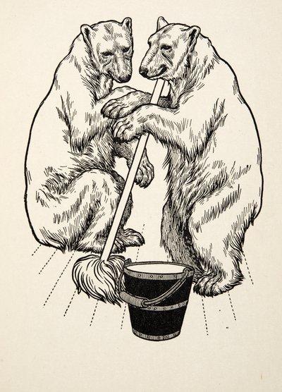 Niedźwiadki, ze Sto anegdot zwierząt, wyd. 1924 autorstwa Percy J. Billingshurst
