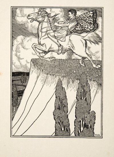 Śmierć zemsty Antiocha, ze Sto anegdot zwierząt, wyd. 1924 autorstwa Percy J. Billingshurst