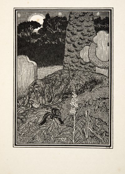 Pies z Montargis, z Stu anegdot zwierząt, wyd. 1924 autorstwa Percy J. Billingshurst