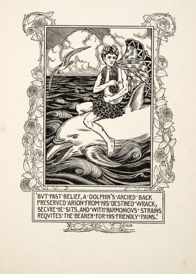 Delfin, z Stu anegdot zwierząt, wyd. 1924 autorstwa Percy J. Billingshurst