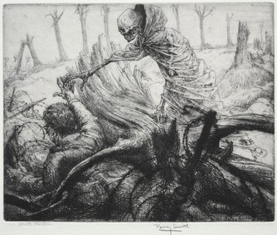 Taniec śmierci: śmierć zabrania autorstwa Percy John Delf Smith