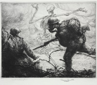 Taniec Śmierci: Śmierć odurzona autorstwa Percy John Delf Smith