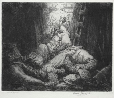 Taniec śmierci: odmowa śmierci autorstwa Percy John Delf Smith
