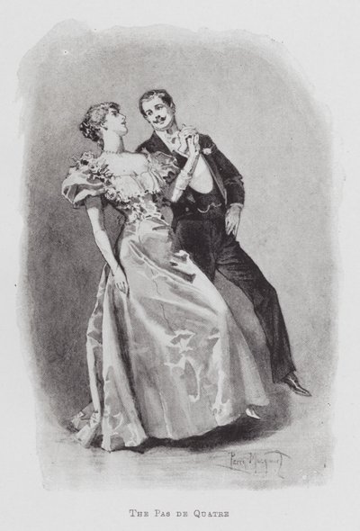 Taniec: Pas de Quatre (lito) autorstwa Percy Macquoid