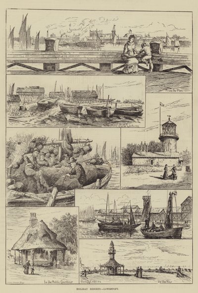Ośrodki wypoczynkowe, Lowestoft autorstwa Percy Robert Craft