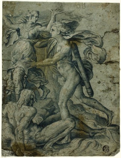 Apollo i Daphne autorstwa Perino del Vaga