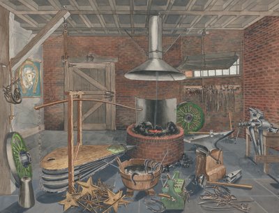 Kuźnia, 1935-1942. autorstwa Perkins Harnly