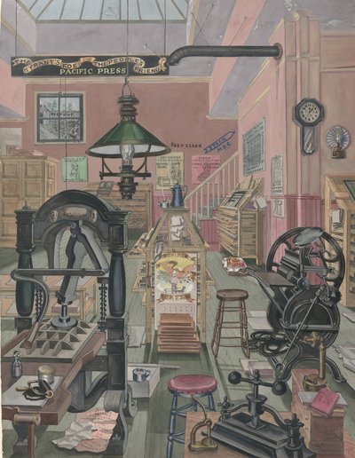Drukarnia, 1870, 19351942. autorstwa Perkins Harnly