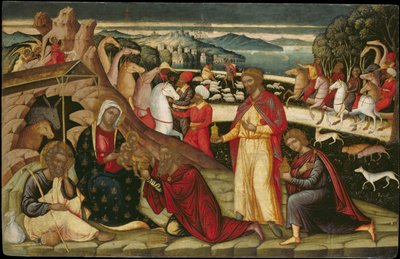 Adoracja Trzech Króli, c. 1525 autorstwa Permeniatis Ioannis