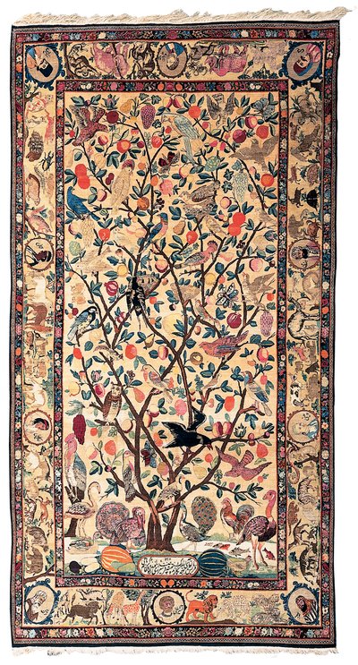 Dobry dywan Kirman, 1898-99 autorstwa Persian School