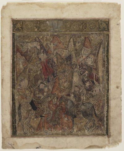 Polowanie w górach od Shahnama autorstwa Persian School