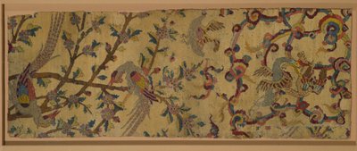 Fragment dywanu Anioł (włosko z wełny i jedwabiu) autorstwa Persian School