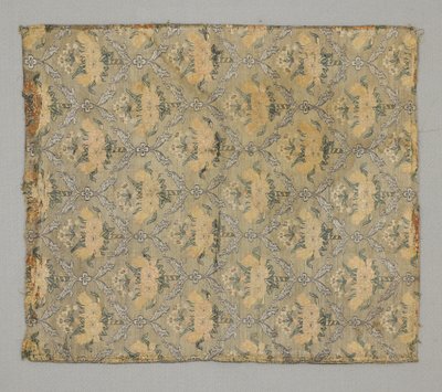 Fragment, kwiatowe powtórzenie ostrołuku autorstwa Persian School