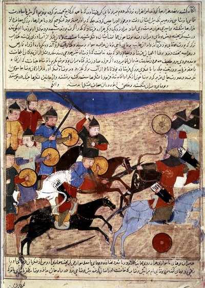 MONGOL Historia: Mongolscy wojownicy autorstwa Persian School