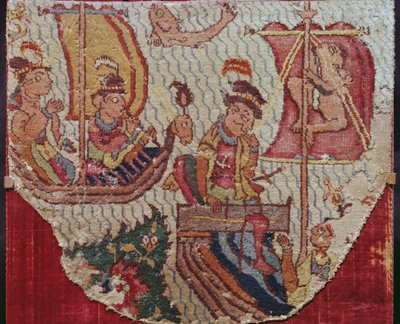Dywan z indo-portugalskimi motywami, dynastia Safavid autorstwa Persian School