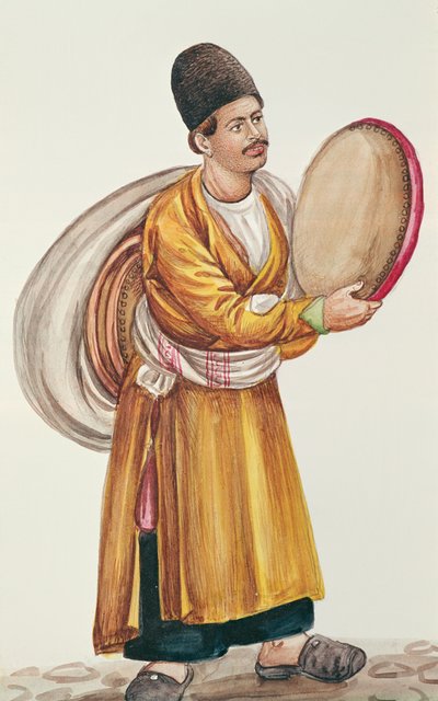 Sprzedawca uliczny (wc na papierze) autorstwa Persian School