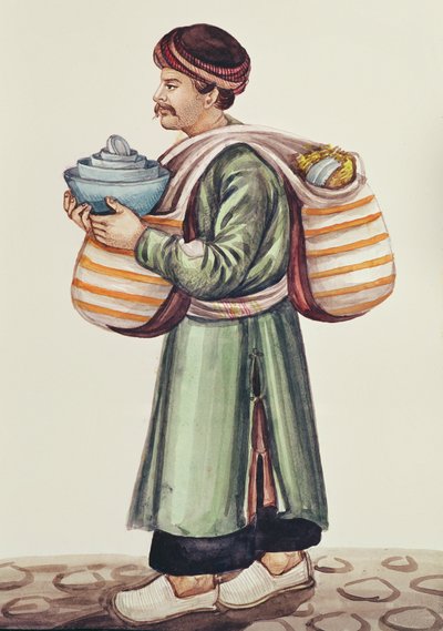 Kupiec ceramiki (wc na papierze) autorstwa Persian School