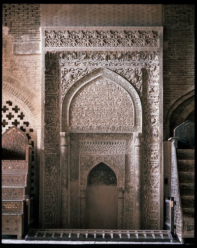 Widok na mehrab autorstwa Persian School