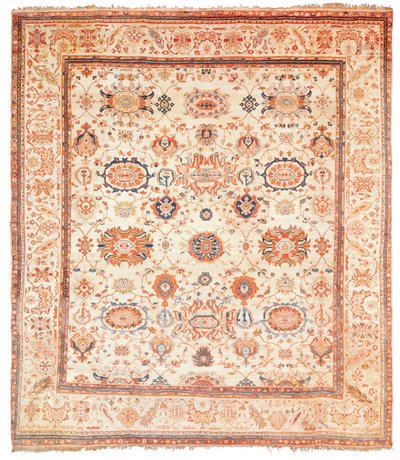 Dywan Ziegler, dystrykt Sultanabad, Persja Zachodnia, ok.1880 autorstwa Persian School